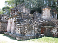 Edifice IV and IX at Bonampak's Acropolis - bonampak mayan ruins,bonampak mayan temple,mayan temple pictures,mayan ruins photos